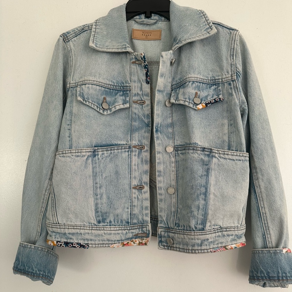 Blank Nyc Dream Patchwork Denim Jacket - image 1
